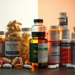 อาหารเสริมที่ควรกินและควรเลี่ยง แสดงผลิตภัณฑ์เสริมอาหารที่มีประโยชน์และอาหารเสริมที่อาจส่งผลเสียต่อสุขภาพ