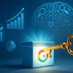 กุญแจไขรหัสลับ Search Intent สำหรับการทำ SEO ที่ยั่งยืน, Key unlocking the secret of Search Intent for sustainable SEO, Concept image of Search Intent as the key to SEO success