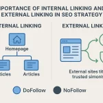 ภาพอธิบายความสำคัญของ Internal Linking และ External Linking ในกลยุทธ์ SEO