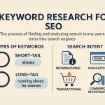 ภาพอธิบายคอนเซ็ปต์ Keyword Research และความสำคัญของ Search Intent ใน SEO