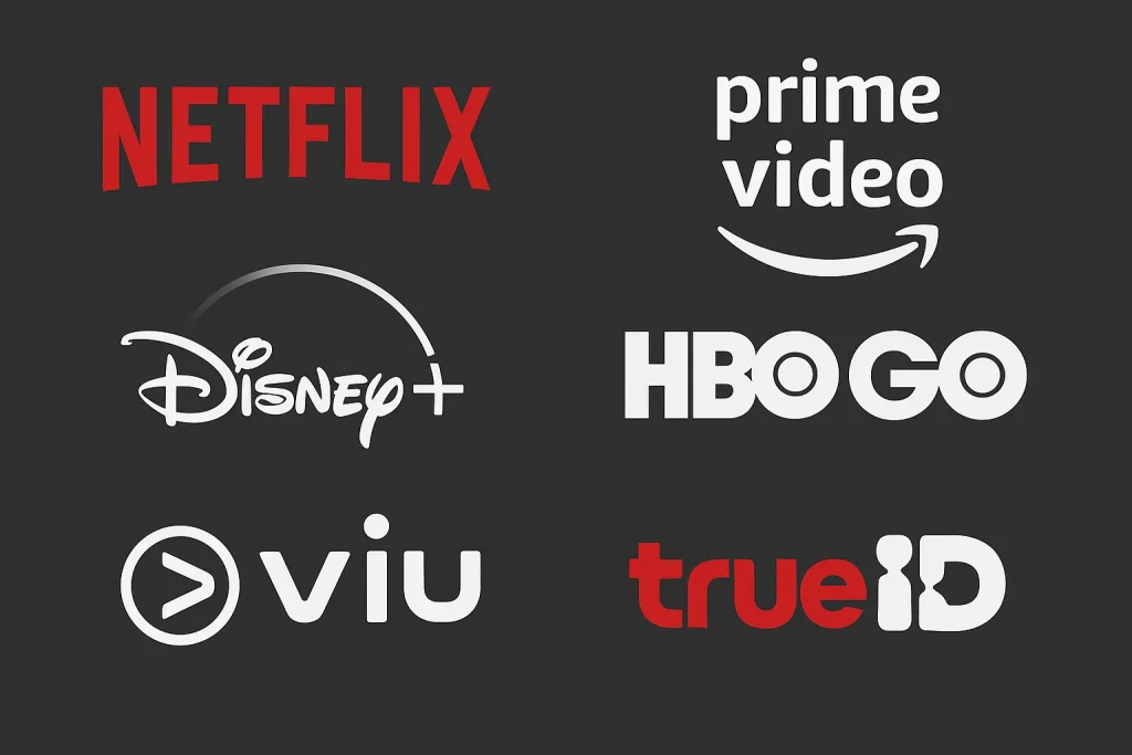 รู้จัก Streaming Service คืออะไร? มีค่ายไหนน่าสนใจบ้างในไทย? 2 รวมโลโก้ บริการสตรีมมิ่ง ยอดนิยมในไทย เช่น Netflix, Disney+, HBO GO, Viu