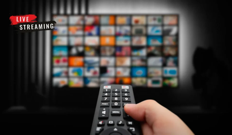 หน้าจอทีวีแสดงโลโก้ บริการสตรีมมิ่ง ยอดนิยมต่างๆ ในไทย