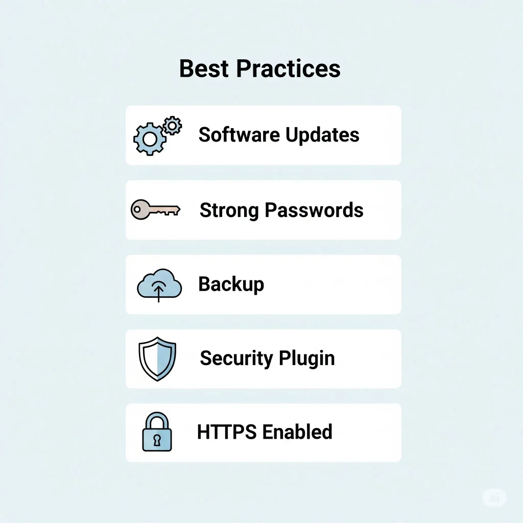 ภาพ Checklist แนวทางปฏิบัติที่ดีที่สุดเพื่อความปลอดภัยของเว็บไซต์